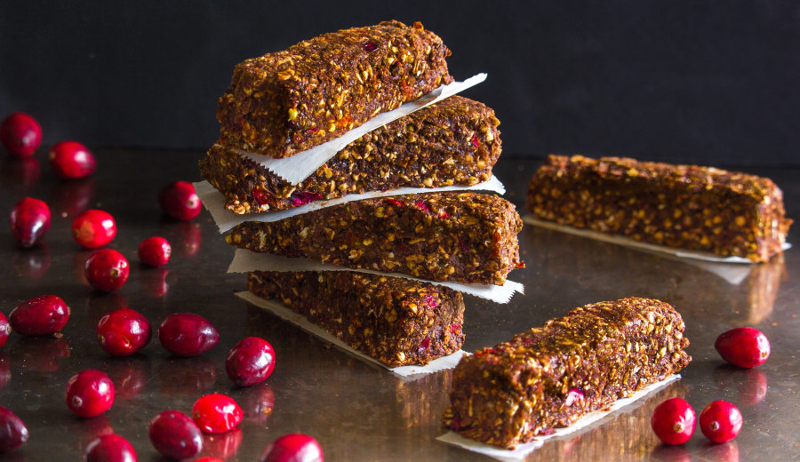 Cranberry and Chocolate Power Bars