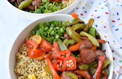 Easy Make-Ahead Sausage and Veggie Bowls
