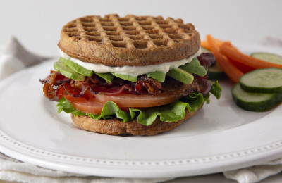 BLT Waffle Sandwiches You Can Make in Advance