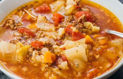 Instant Pot Cabbage Soup for Vegetarians