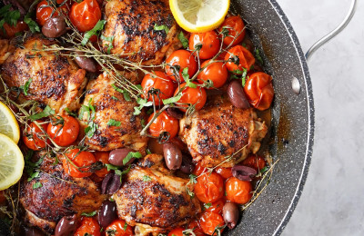 Savory Mediterranean Chicken Skillet Recipe