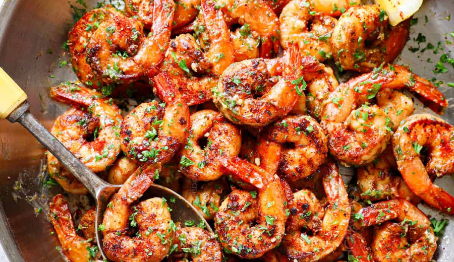Shrimp Sautéed in Lime Butter