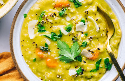 Quick Vegan Split Pea Soup Recipe