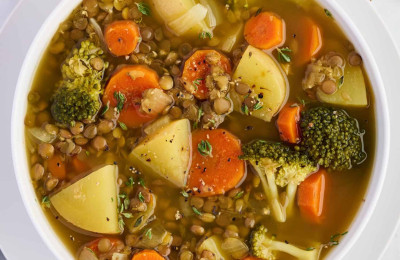 Flavorful Plant-Based Vegetable Soup