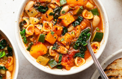 Wholesome Veggie Minestrone Stew