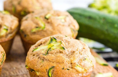 Zucchini Bread Muffins for Vegans