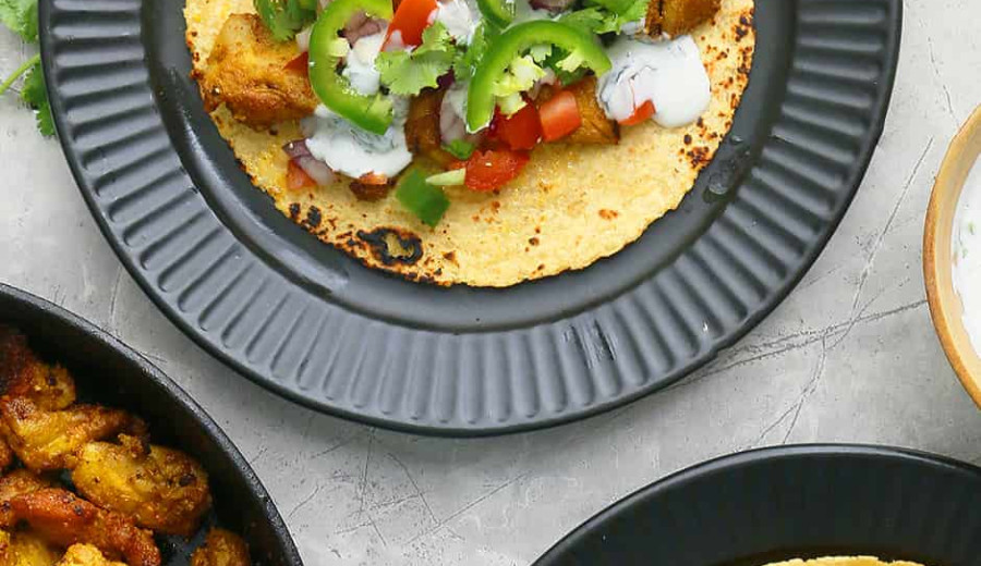 Taco with an Indian Twist