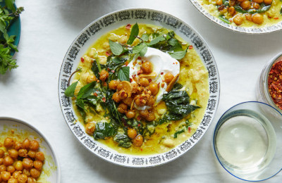 Spiced Chickpea Casserole