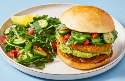 Jalapeno-Infused Lentil Burgers