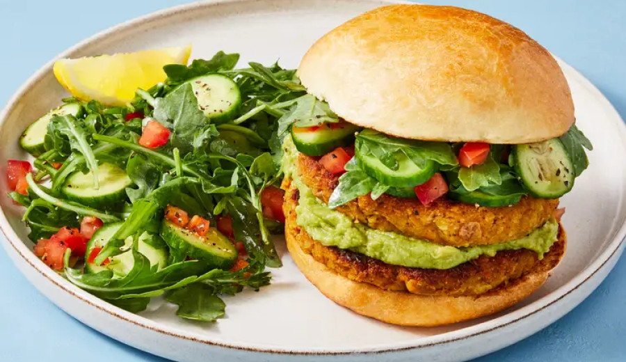 Jalapeno-Infused Lentil Burgers