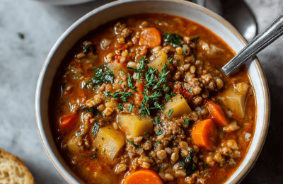 Alberta-Style Beef Barley Stew