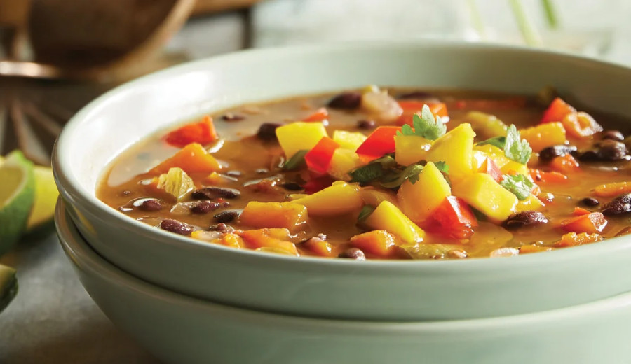 Soup with Salsa and Vegetables