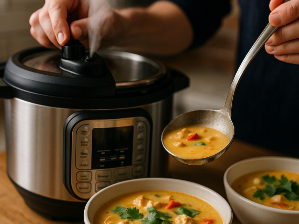 Quick Keto Thai Chicken Soup in the Instant Pot® step 2