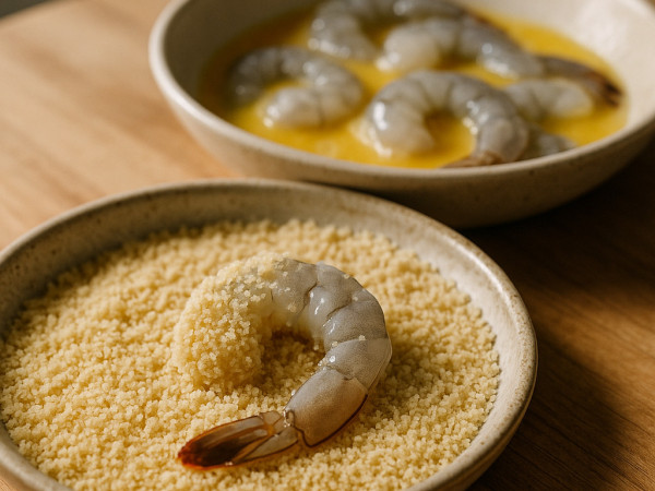 Shrimp Sautéed in Lime Butter step 1