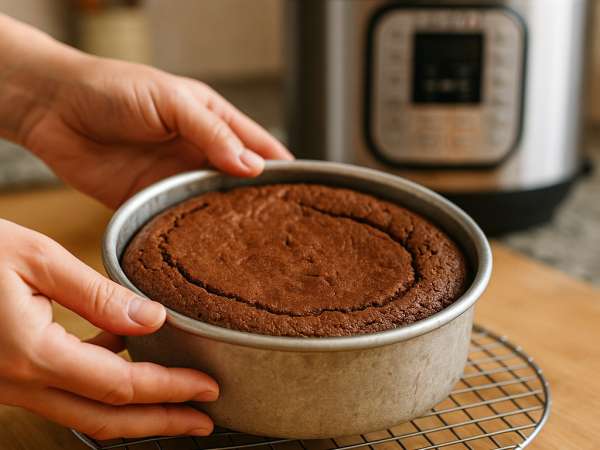 Quick and Easy Torta Caprese in the Instant Pot® step 4