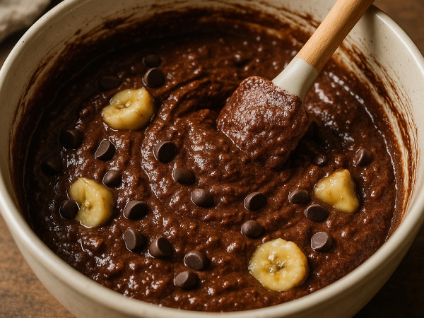 Vegan Dark Chocolate Brownies Without Gluten step 1