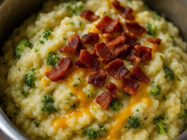 Creamy Loaded Broccoli Mash in the Instant Pot® step 3