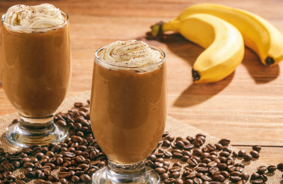 Banana Whipped Vegan Iced Coffee
