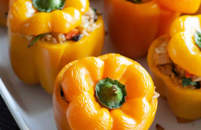 Tempting Nutritious Stuffed Peppers for Vegetarians
