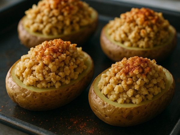 Vegan Stuffed Potatoes with Extra Filling step 4