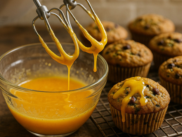 Zucchini Orange Muffins with Chocolate Chips, Dairy and Gluten-Free step 4