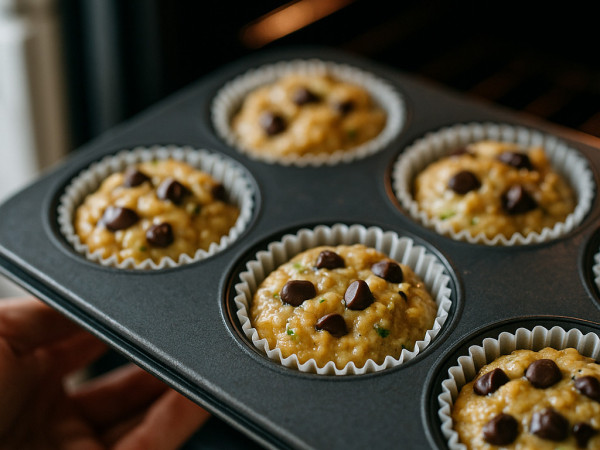Zucchini Orange Muffins with Chocolate Chips, Dairy and Gluten-Free step 3