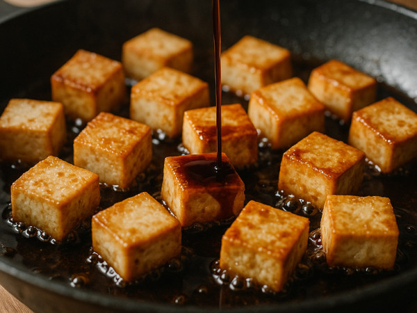 Tofu and Veggie Stir-Fry Served with Couscous step 3