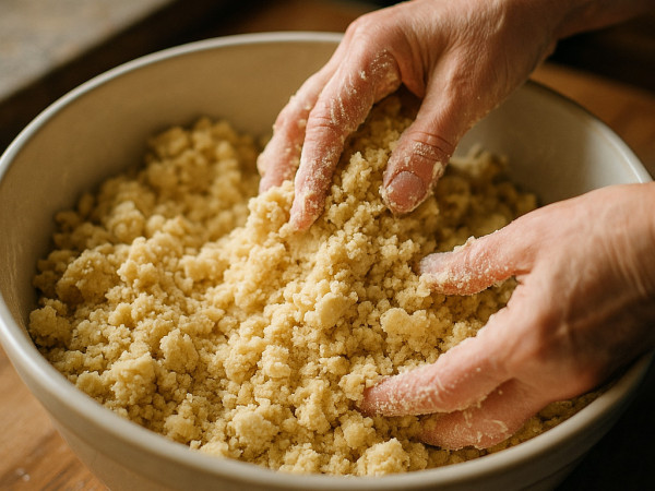 Grandma Womack's Delicious Butterhorn Cookies step 1