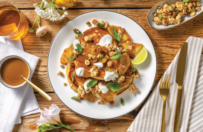 Tropical Pineapple Pancakes from Hawaii