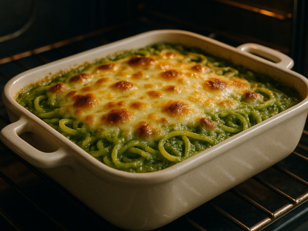 Spaghetti with Mexican Green Sauce step 6