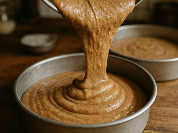 Chai-Spiced Cake with Ginger Cream Cheese Frosting step 3