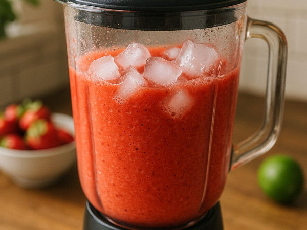 Fresh Strawberry Limeade Jam Made at Home step 1