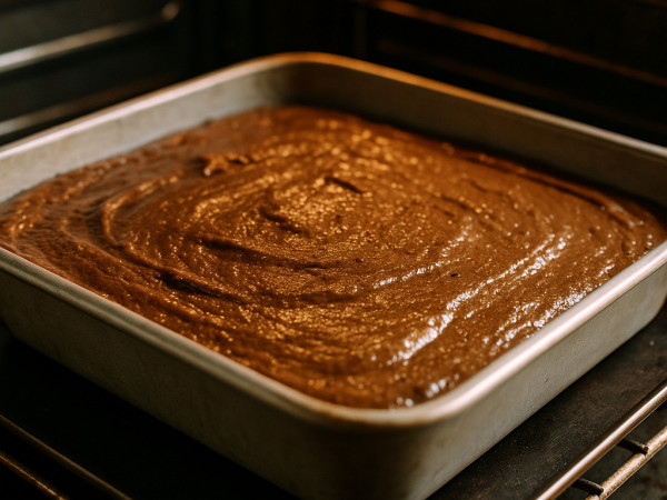 Chocolate-Coffee Cake Made with Whole Wheat step 3