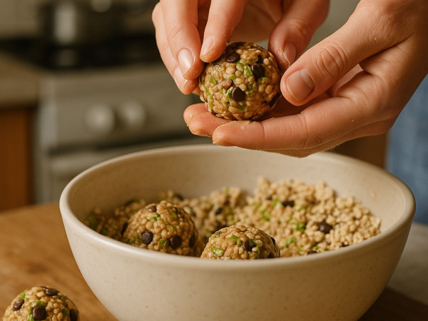 Zucchini and Chocolate Oatmeal Treats step 1