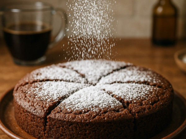 Chocolate-Coffee Cake Made with Whole Wheat step 5