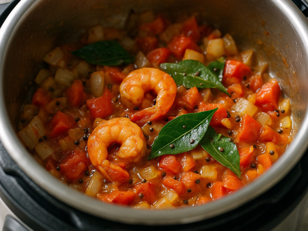 Quick Shrimp Curry in the Instant Pot® step 1