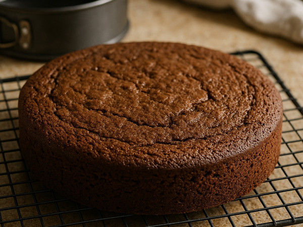 Chocolate-Coffee Cake Made with Whole Wheat step 4